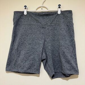 Women’s Zobha Brand Grey Salt and Pepper Gym Workout Athletic Shorts Size XXL